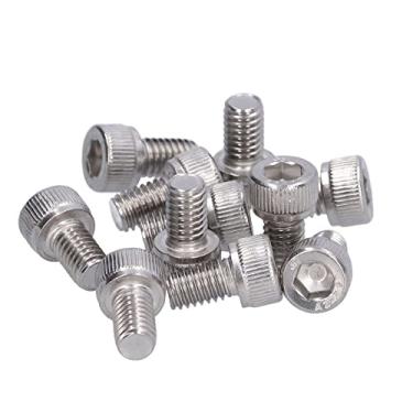 Imagem de Parafusos de parafuso M6, parafusos de tampa sextavada 30 unidades DIN 912 resistente à corrosão para reparo de automóveis para processamento de máquinas(M6 * 16)