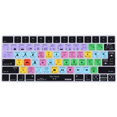 Imagem de Capa de silicone XSKN Final Cut Pro X 10 para teclado Apple Magic Keyboard EUA e EU Layout (MLA22LL/A) (MLA22B/A)