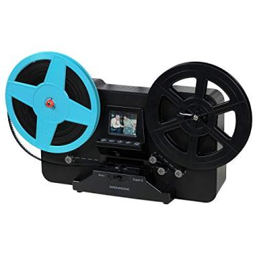 Imagem de Magnasonic Scanner de filme Super 8/8 mm, converte filme em vídeo digital, tela vibrante de 2,3 polegadas, digitaliza e visualiza rolos de filmes de 8/8 mm (FS81) de 7,6 cm, 12,7 cm e 17,8 cm