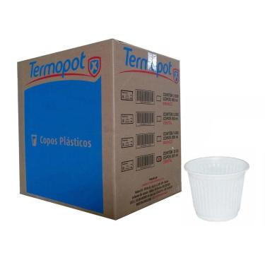 Imagem de Kit 2.500 Copos Descartáveis Transparente 80Ml - Ultra