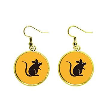 Imagem de Brinco feminino Vitality com pingente de orelha flexível adorável do zodíaco chinês, Metal