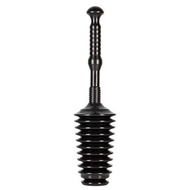 Imagem de Master Plunger Desentupidor multiuso MP500-3, banheiras de lavanderia, banheiras, pias de cozinha, descarte de lixo, banheiros comerciais e residenciais. Equipado com válvula de liberação de ar, preto