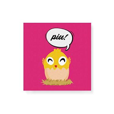 Imagem de Arte Maníacos Quadro Decorativo em Tela Canvas Pinto Ovo - 30x30cm