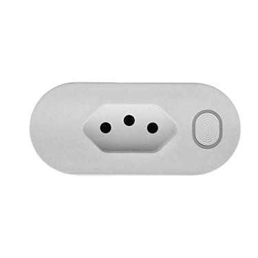 Imagem de Tomada Apê Inteligente medidor consumo elétrico wifi compatível com Alexa, Tuya, Google Assistant e IFTTT
