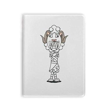 Imagem de Capa para caderno de ovelhas Egypt Mummy Horus capa de goma Diário