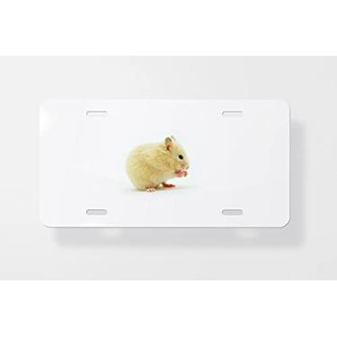 Imagem de Capa para placa de carro Hamster – Capa para placa de carro – Capa para placa de carro 15 x 30 cm