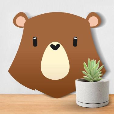 Imagem de Placa de Parede Decorativa - Urso