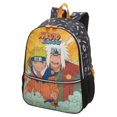 Imagem de Mochila Naruto Jiraya Infantil Escolar Oficial 2024 Pacific