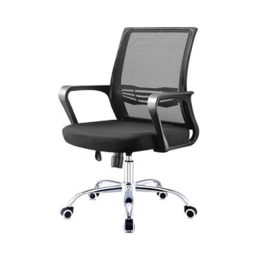 Imagem de WAOCEO Cadeira de escritório confortável cadeira de computador cadeira de estudo em casa sala de conferências cadeira de pessoal cadeira giratória cadeira giratória cadeiras de mesa