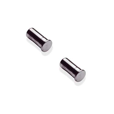 Imagem de BLAZERBUCK Pinos de ponte de nariz de substituição para óculos de sol Oakley X Metal XX Juliet Penny Romeo 2 e Mars Rivet Repair - cinza prateado