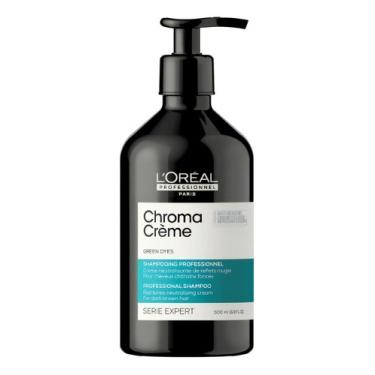 Imagem de Loreal Chroma Crème Green Dyes Shampoo 500ml Correção Da Cor