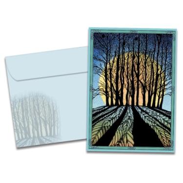 Imagem de Cartas e envelopes solstícios sem árvore Greetings, conjunto de 10, 5 x 7 polegadas, Solstício de Inverno (HB93353)