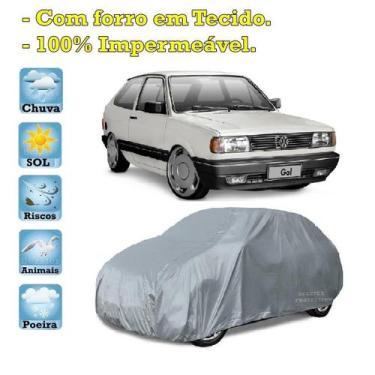 Imagem de Capa com forro cobrir carro Volkswagen Gol Quadrado 100% Impermeável P