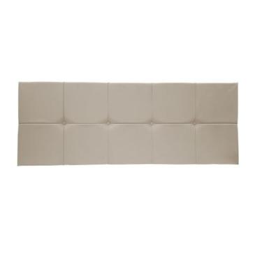 Imagem de Painel Cabeceira De Casal Super King 195cm Para Cama Box Nina Suede Be