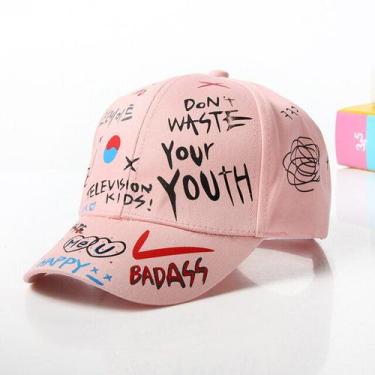 Imagem de Boné Infantil Unissex Algodão Graffiti RANAWEELA JH2030 - ElaShopp
