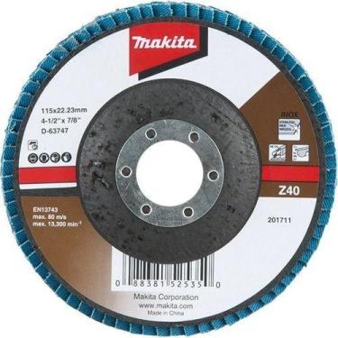 Imagem de Disco Flap 4.1/2" GR 40 115mm D-63747 Makita
