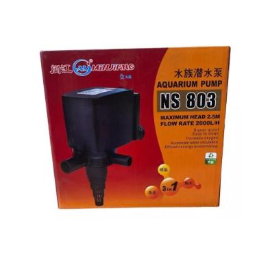 Imagem de Bomba Submersa Minjiang Ns 803 2000lh Aquário Filtro 110v