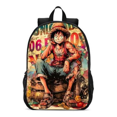 Imagem de Mochila Escolar Infanto Juvenil Anime Mangá Monkey DLuffy  Novidade Ge