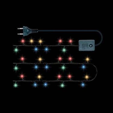 Imagem de Pisca 100 LEDs 8 funções 9,7 metros fio verde luz colorida - Toda Casa