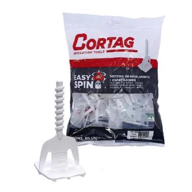 Imagem de Nivelador Espaçador Easy Spin 1,0mm Pacote 50und (62592) - Cortag