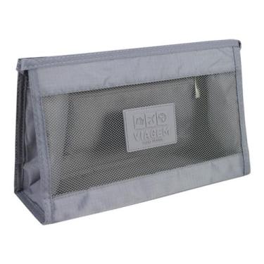 Imagem de Necessaire com tela Jacki Design Cinza