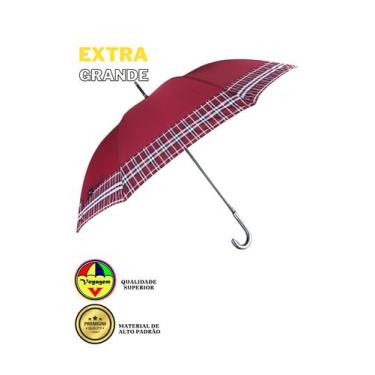 Imagem de Guarda Chuva G Automático Reforçado Voyagem, Vinho