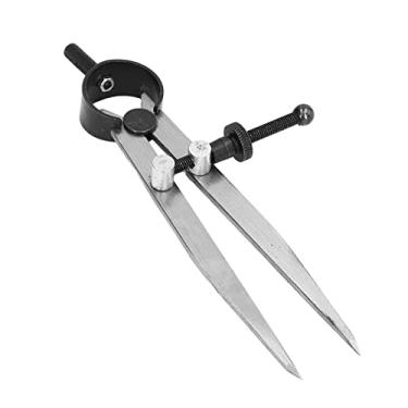 Imagem de Bússola de Aprendizagem de Asa Com Porca de Mola - Paquímetro Vernier Ajustável para Escrita Precisa Em Várias Superfícies (125mm)