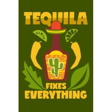 Imagem de Tequila regelt alles: Notizbuch (120 Seiten, 15x23cm, gepunktet) Dotted Bullet Grid Tagebuch Journal