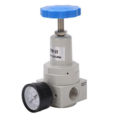 Imagem de Válvula de Pressão de Ar Com Manômetro, Regulador de Pressão de Ar, Válvula de Pressão Com Manômetro Válvula Redutora de Pressão Automática Pneumática Regulador de Compressor de