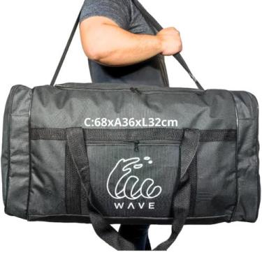 Imagem de Bolsa De Viagem Mala Trabalho Sacola Grande Reforçada GG - WAVE SHOP, 