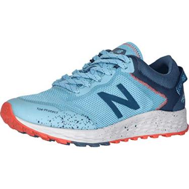 Imagem de New Balance Tênis de corrida feminino Fresh Foam Arishi Trail V1, Azul cera/azul pedra/alumínio claro, 38