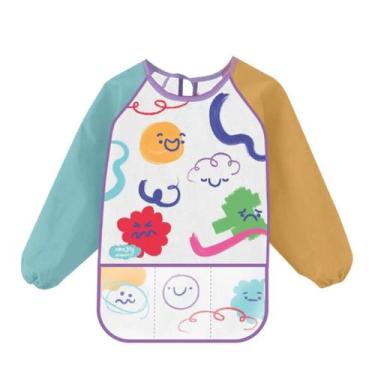 Imagem de Avental Infantil Com Bolso E Manga Comprida Colorjoy - Leonora