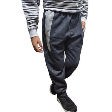 Imagem de Calça De Moletom Grossa Estilosa Infantil Menino Roupa Frio - Paraíso 