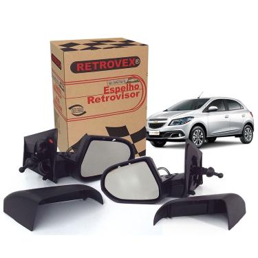 Imagem de Par De Espelho Retrovisor Com Controle Manual Retrovex Onix /prisma