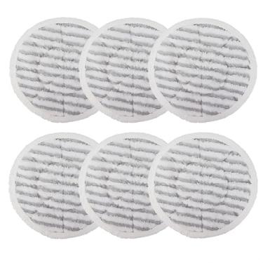 Imagem de Esfregão a vapor 3897A para esfregão a vapor Bissell SpinWave SmartSteam - Cabeça de esfregão rotativa de substituição para 3897A 3712 3712W, modelo nº 1641112 (pacote com 6 - Almofadas macias de onda