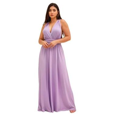 Imagem de Vestido Longo Festa Multiformas Madrinha Casamento Formatura Debutante