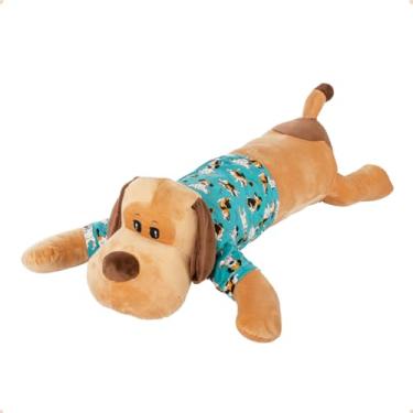 Imagem de Animais Gigante Travesseiro Xuxão Dog Infantil Pelúcia Gigante Confortável (Verde)