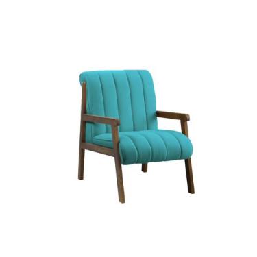 Imagem de Kit 2 Poltrona Cadeira Estofada Para Sala de Jantar e Estar Sabrina Bo