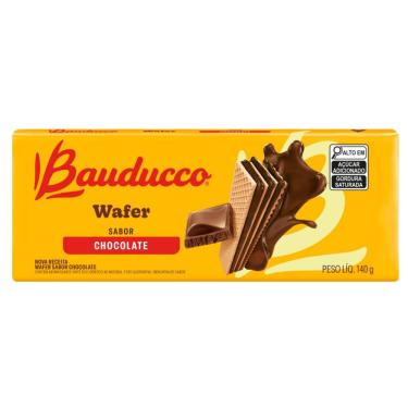 Imagem de Biscoito Wafer Bauducco Chocolate 140g
