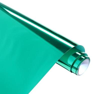 Imagem de HTVSTD Rolo De Vinil Metálico Htv Verde Brilhante - 30,5 Cm X 2,4 M Transferência Térmica Para Camisetas