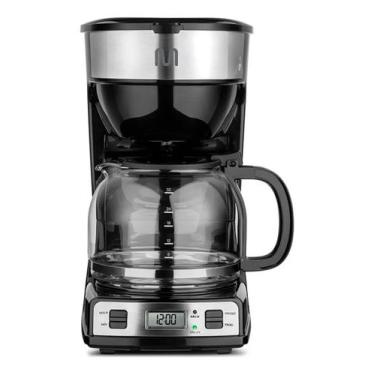 Imagem de Cafeteira Digital Elétrica 32 Xícaras Jarra De Vidro 220v - Multilaser
