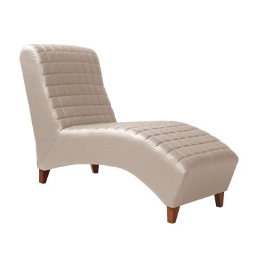 Imagem de Divã Longue Chaise Pés Madeira Freud Zari