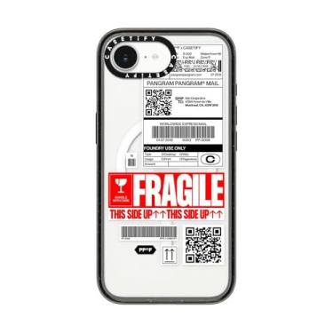 Imagem de CASETiFY Capa Impact para iPhone 16e [4X testado contra quedas de grau militar/proteção contra quedas de 2,5 metros/compatível com Magsafe] - PP-0008 - preto transparente