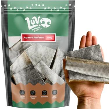 Imagem de Petisco Natural Cães Aparas Bovina 150g Luv Petiscos 100% Naturais