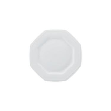 Imagem de Prato Pão 16 cm Porcelana Schmidt - Mod. Prisma, Branco