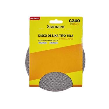 Imagem de DISCO DE LIXA TIPO TELA 125 G240 - STAMACO