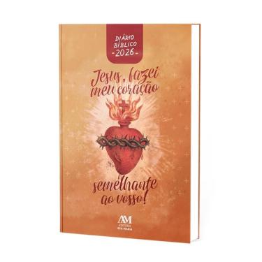 Imagem de Agenda Diário Bíblico 2026 Brochura Sagrado Coração De Jesus