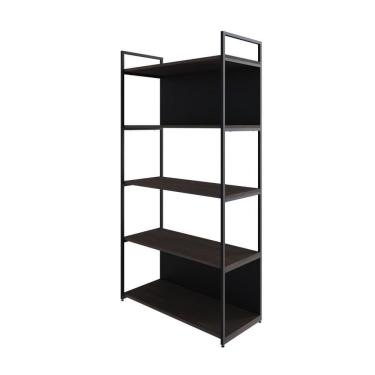 Imagem de Estante C/05 Prateleiras 152x80x33cm C/fundo Yon Terracota/ Terracota/