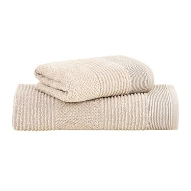 Imagem de Jogo de Toalhas Buddemeyer Maya Extra Soft Banho Bege 2 peças
