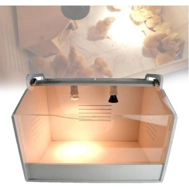 Imagem de Caixa De Chocadeira Para Pintinhos Aquece 20 Pintinhos Kit Inicial Gaiola De Gaiola De Gaiola De Gaiola De Aquecimento Iubators Para Pato Pássaro Lagarto Aquecimento Tamanho S, L/78 * 40 * 42cm